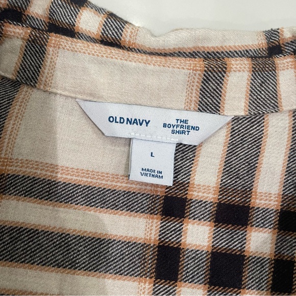 NWOT Old Navy “The Boyfriend” Plaid Button Down Shirt - Picture 12 of 15